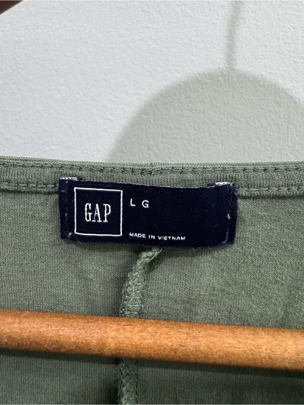 GAP Olive Green Short Sleeve Tunic Dress - Picture 2 of 4